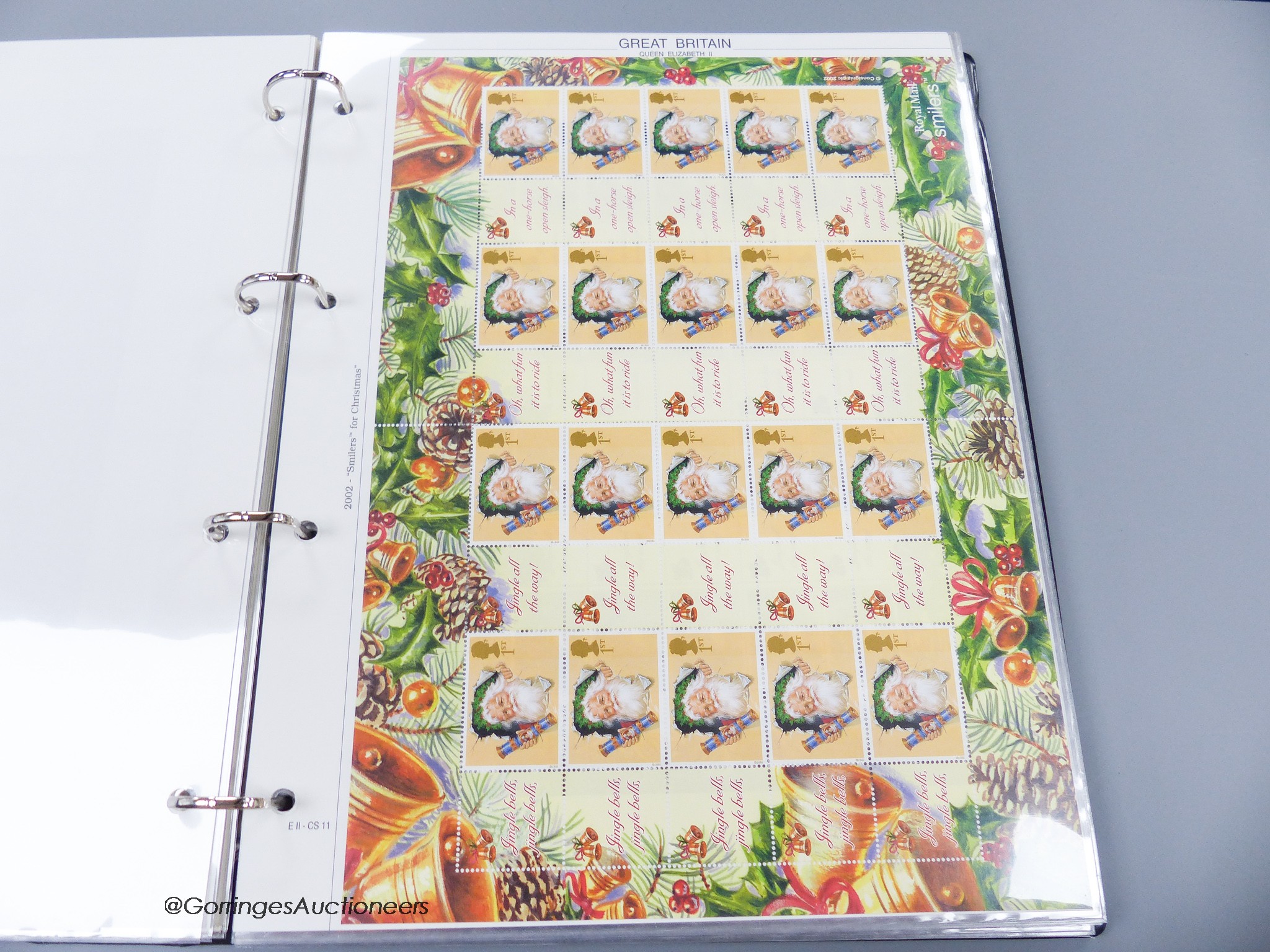 Great Britain stamps album, Smiler sheets from 2000–2005, one album